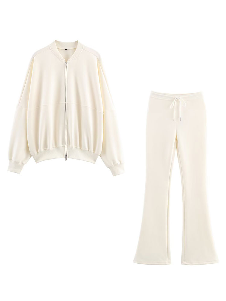 Winter Clothing Matching - HH Women Elegant Solid Flared Pants