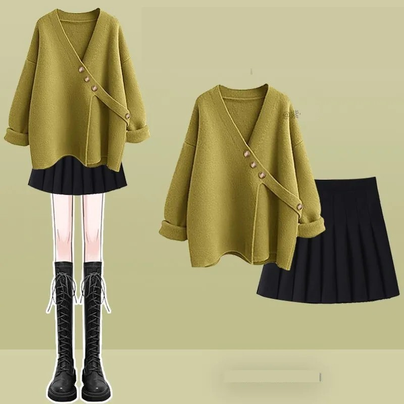 Winter Clothing Matching - Women Spring New Fashion Pleated Skirt