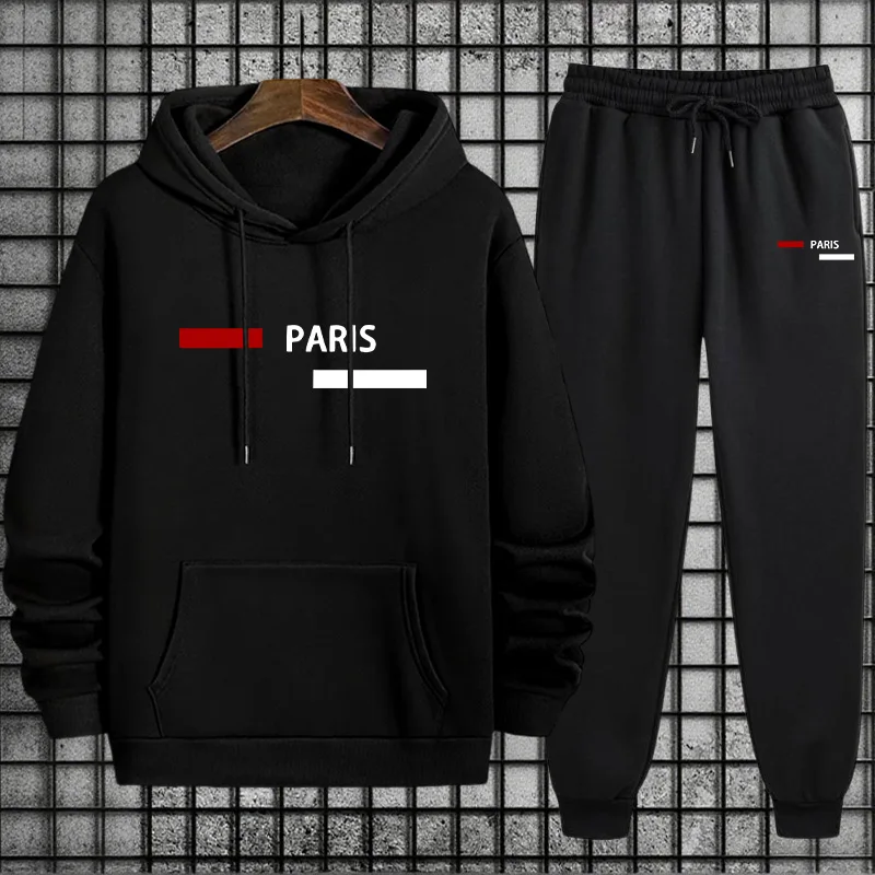 Winter Clothing Stores - Men's Tracksuit Casual Hooded Sweatshirts Outdoors