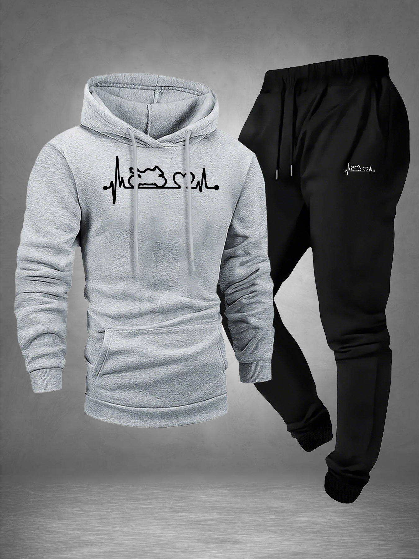 Men 2‑Piece Motorcycle Heartbe - Winter Clothing Stores review and price