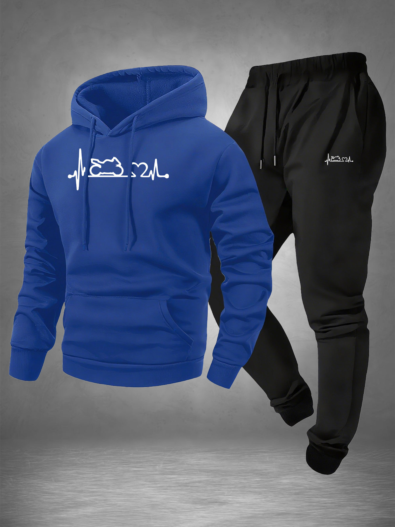 Men 2‑Piece Motorcycle Heartbe - Winter Clothing Stores review and price