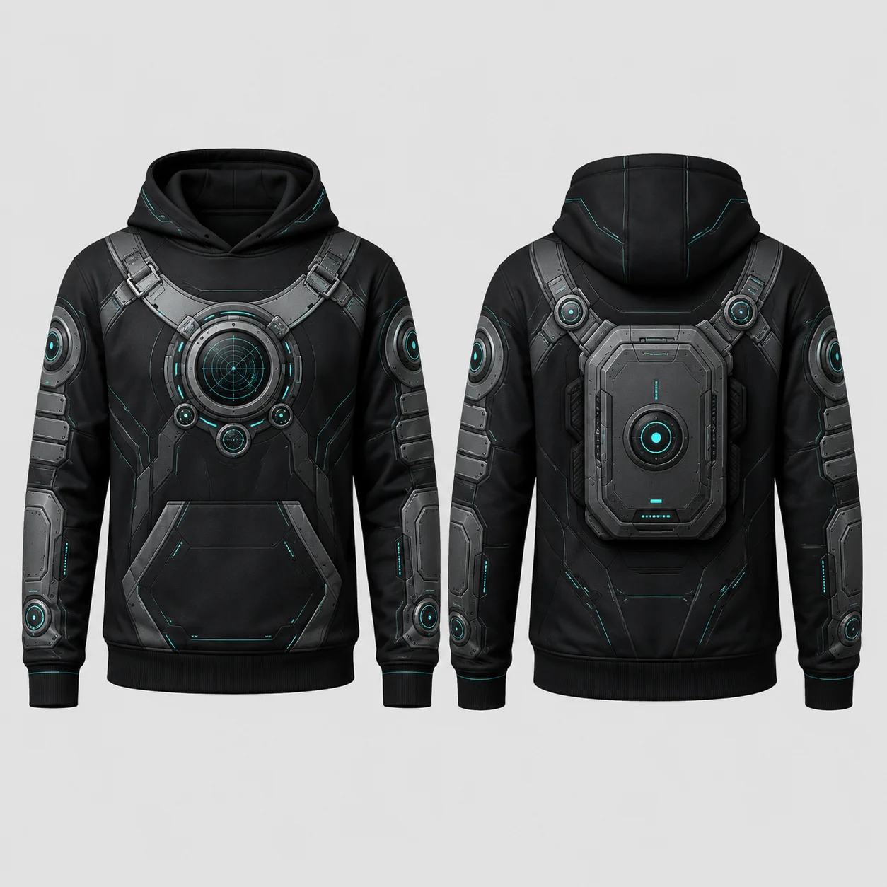 Men's Hooded Futuristic Cyber  - Winter Clothing Game review and price
