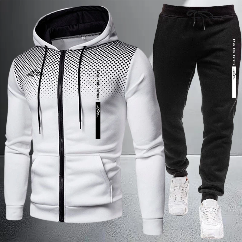 Hot Sales Men's Jacket Tracksu - Winter Clothing Matching review and price