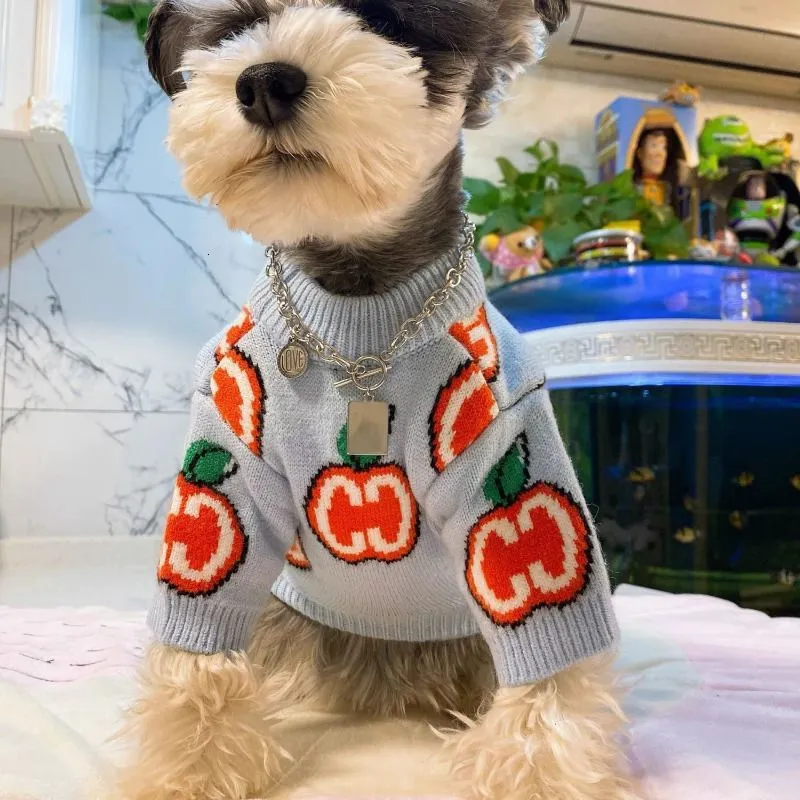 Letter Sweater Pet Dog Clothes - Winter Clothing Boys review and price