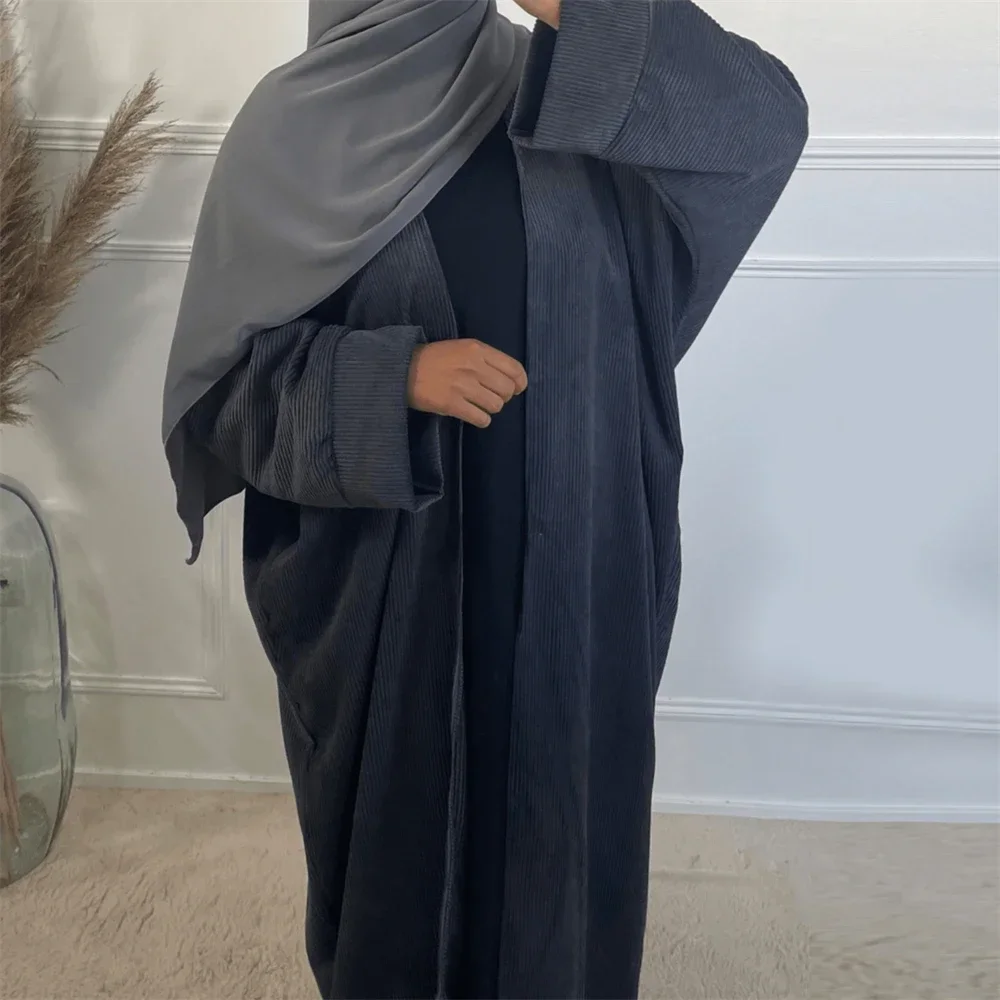 Winter Abaya Corduroy Muslim W - Winter Clothing Dubai review and price