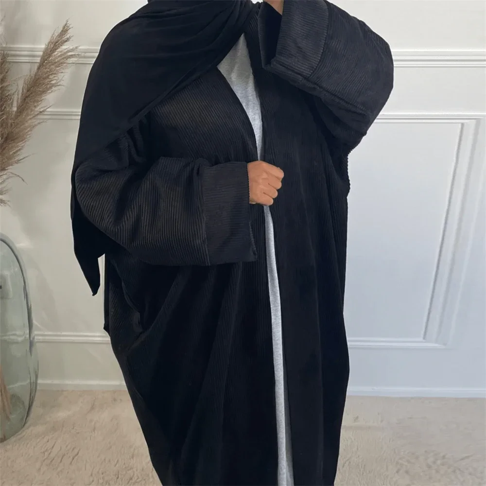 Winter Abaya Corduroy Muslim W - Winter Clothing Dubai review and price