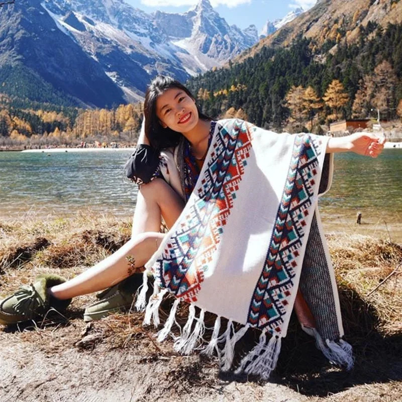 2026 Women Knitted Poncho Cape - Winter Clothing Youtube review and price