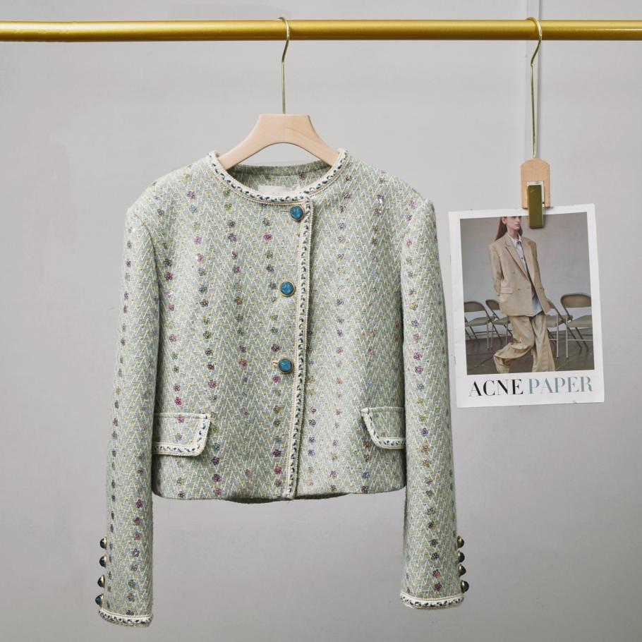 Women Elegant Tweed Luxury Sui - Winter Clothing Matching review and price