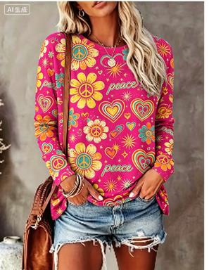 Women Long Sleeve T‑Shirt Hipp - Winter Clothing For Women review and price