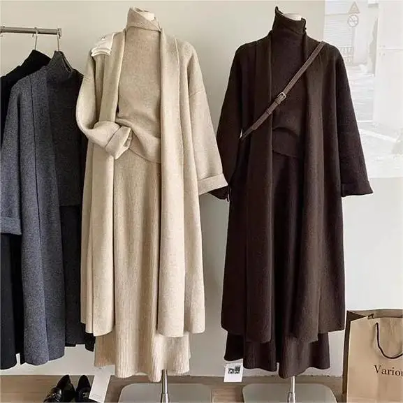 Three Piece Sets Women Long Sw - Winter Clothing Kit review and price