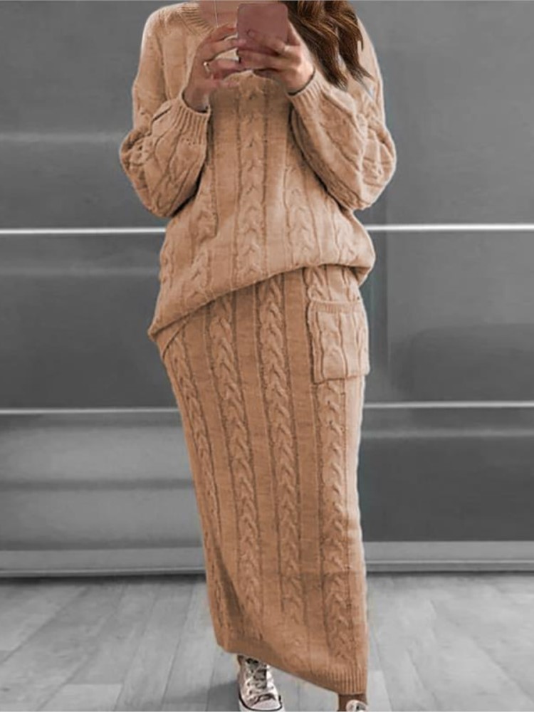Fashion Knit Sweater Sets For  - Winter Clothing Kit review and price