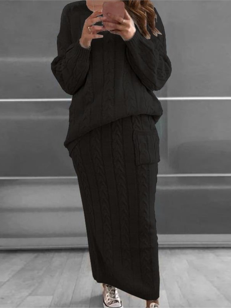 Fashion Knit Sweater Sets For  - Winter Clothing Kit review and price