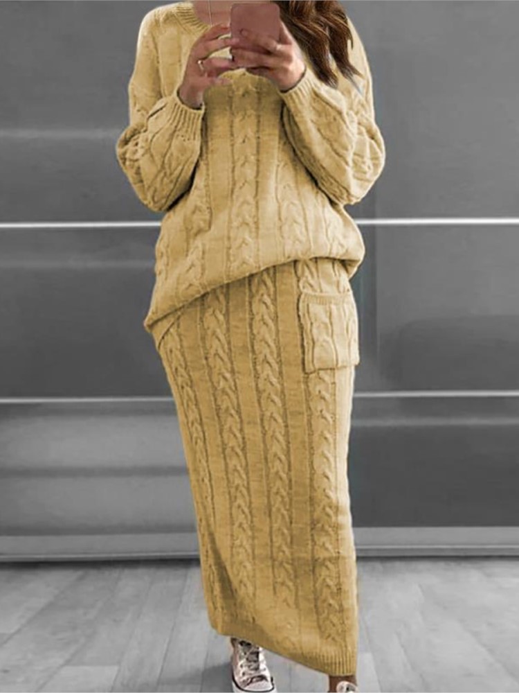 Fashion Knit Sweater Sets For  - Winter Clothing Kit review and price