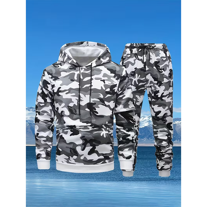 Autumn Camouflage 3D Print Hoo - Winter Clothing For Women review and price