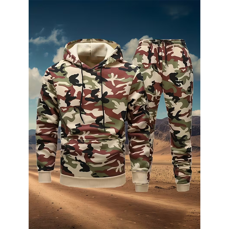 Autumn Camouflage 3D Print Hoo - Winter Clothing For Women review and price