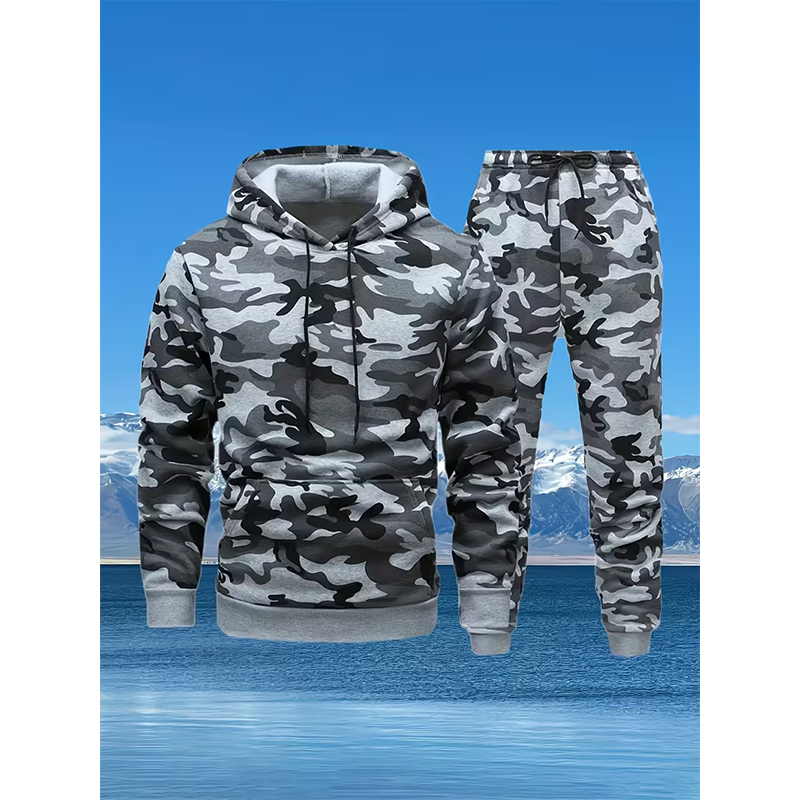 Autumn Camouflage 3D Print Hoo - Winter Clothing For Women review and price