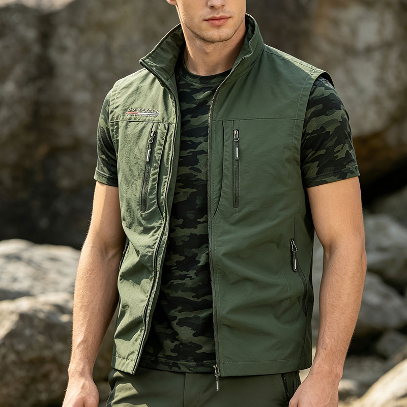 Men's Vest Jacket Running Jack - Winter Clothing Matching review and price