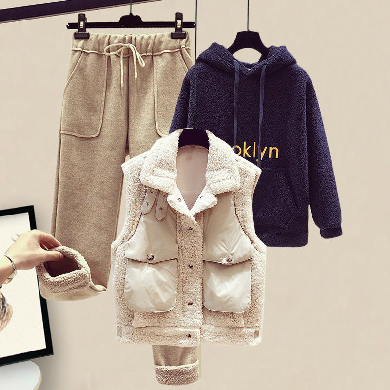 Three-Piece Cotton Coat and Ve - Winter Clothing Kit review and price