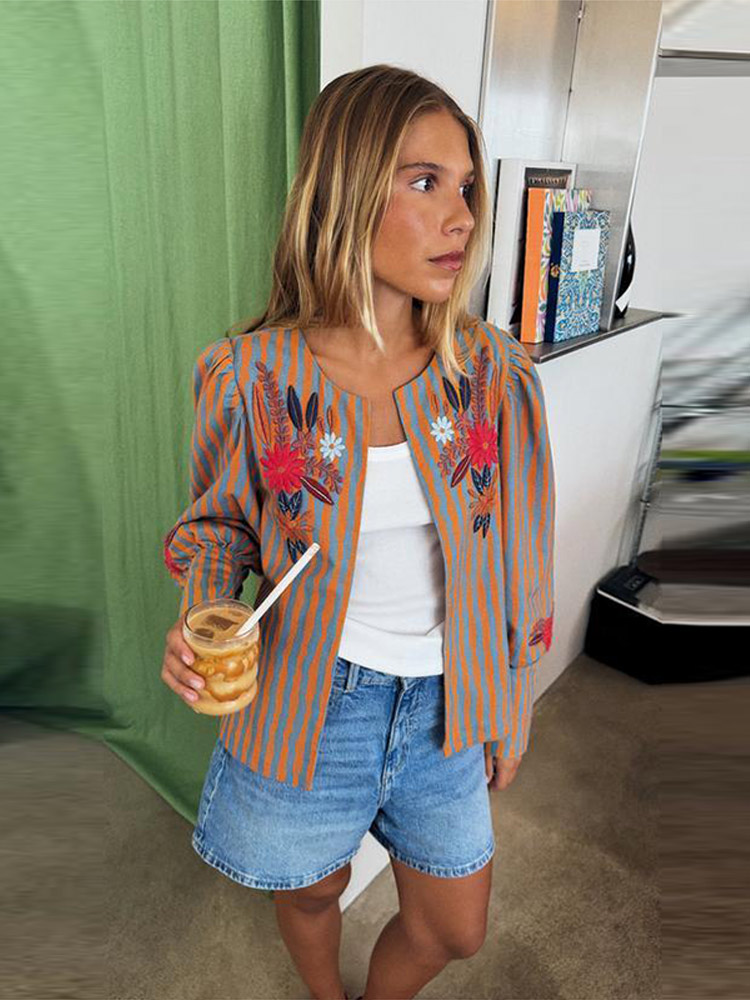 2026 Early Autumn Striped Flow - Winter Clothing For Women review and price