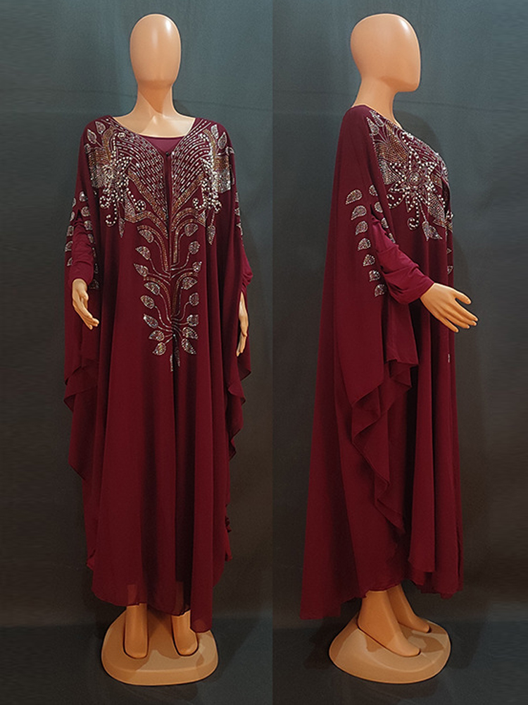 Chiffon Boubou Muslim Fashion  - Winter Clothing Dubai review and price